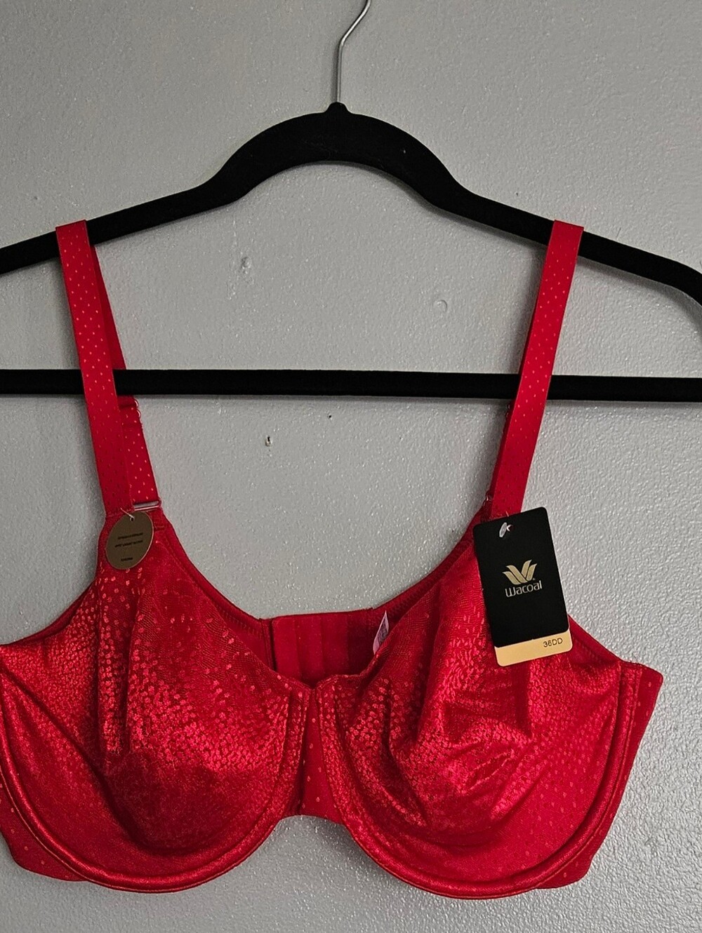 Wacoal Red Shimmer Underwire Bra